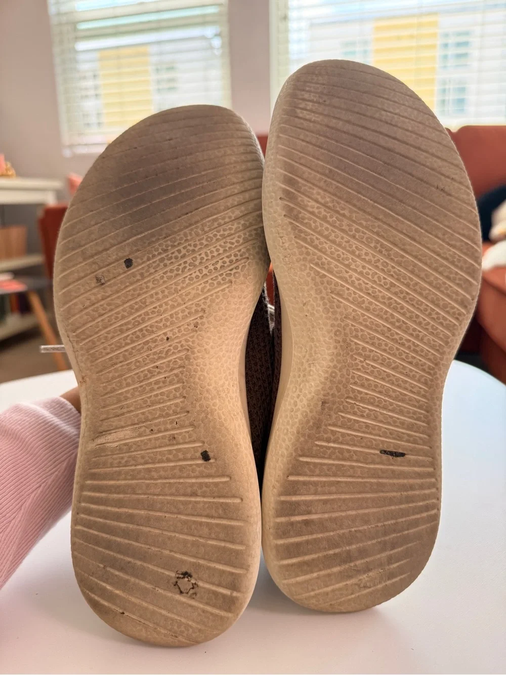 Women’s Allbirds Tree Runners — Hazy Cocoa (Stony Cream Sole)